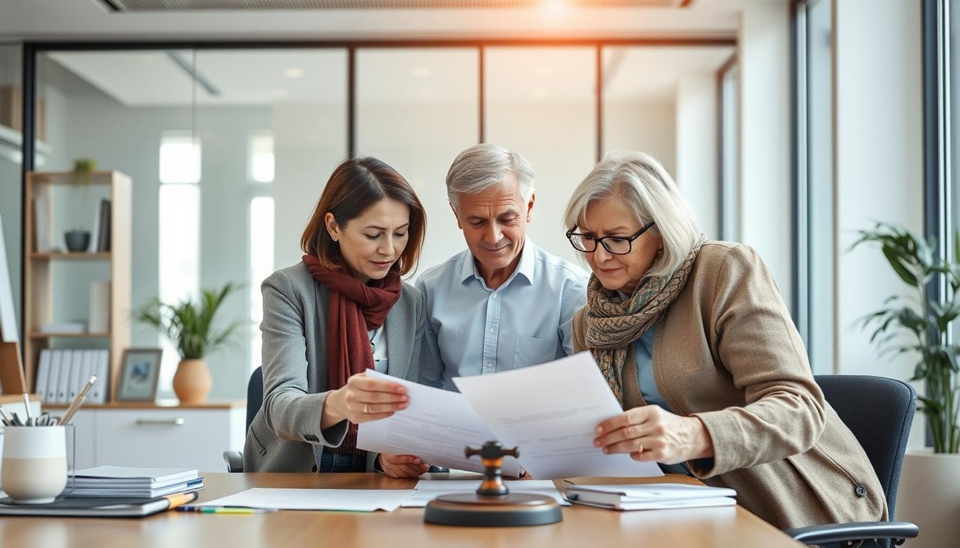 Business agreement signing